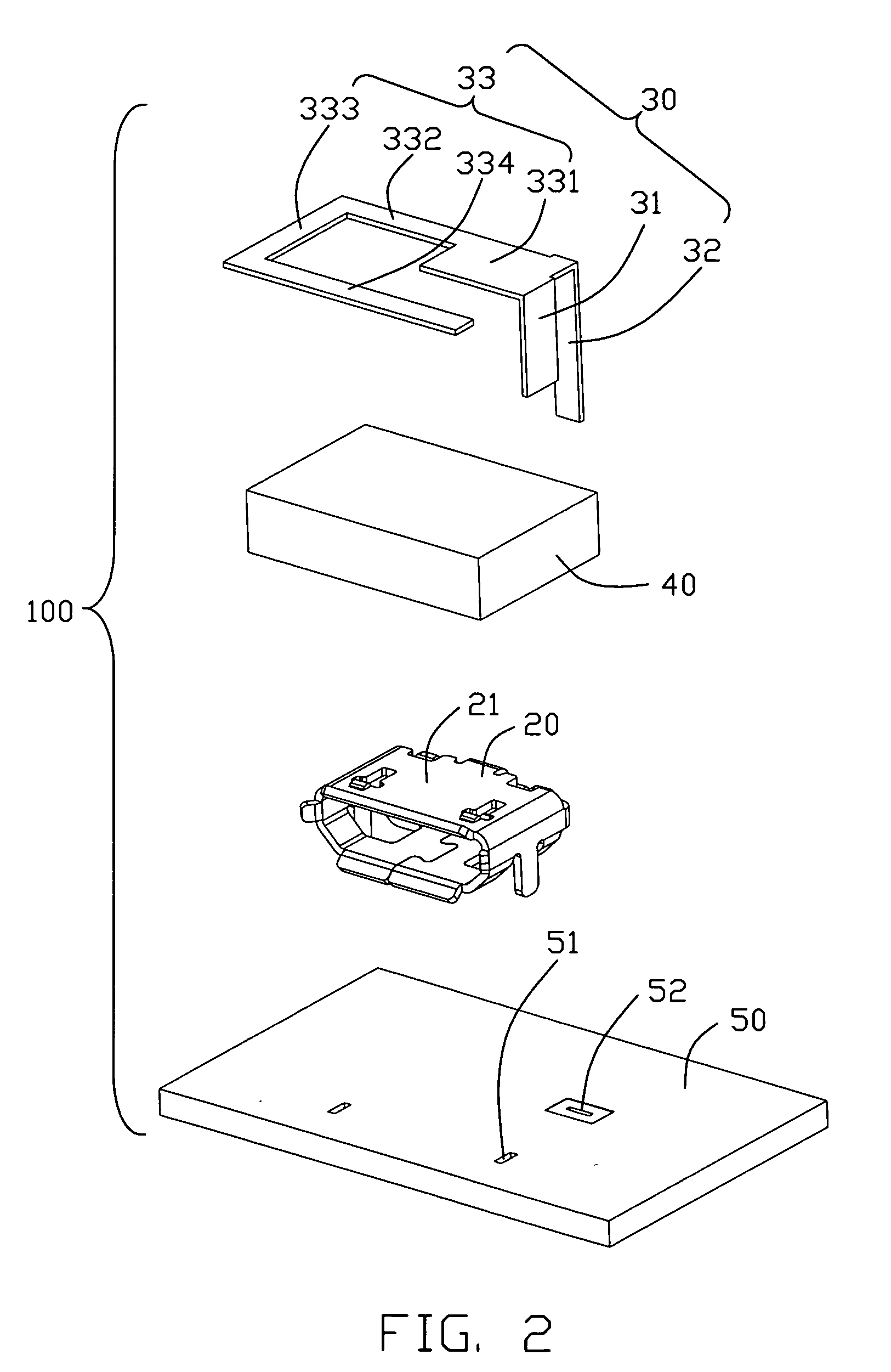 Electrical connector assembly with antenna function