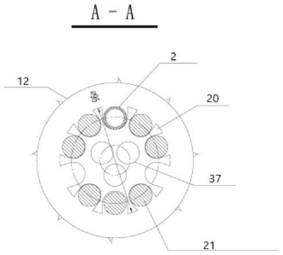 Deepwater ground anchor grouting method