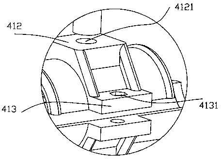 Rail robot with turning device