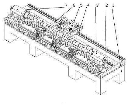 Large crankshaft follow-up grinding machine