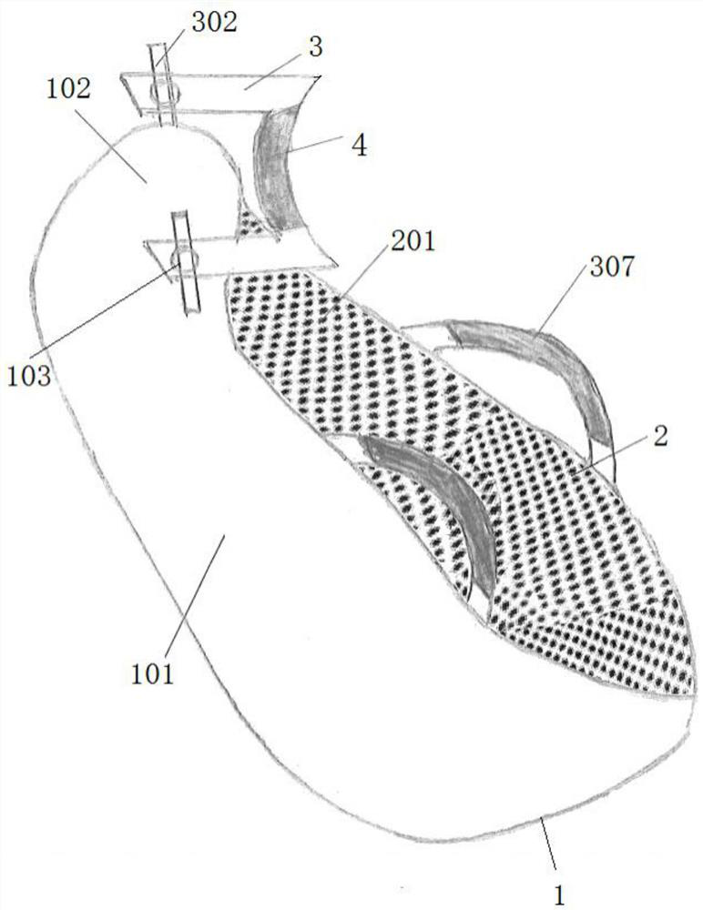 A one-way anti-epidemic reinforced mask that can be worn 24 hours a day