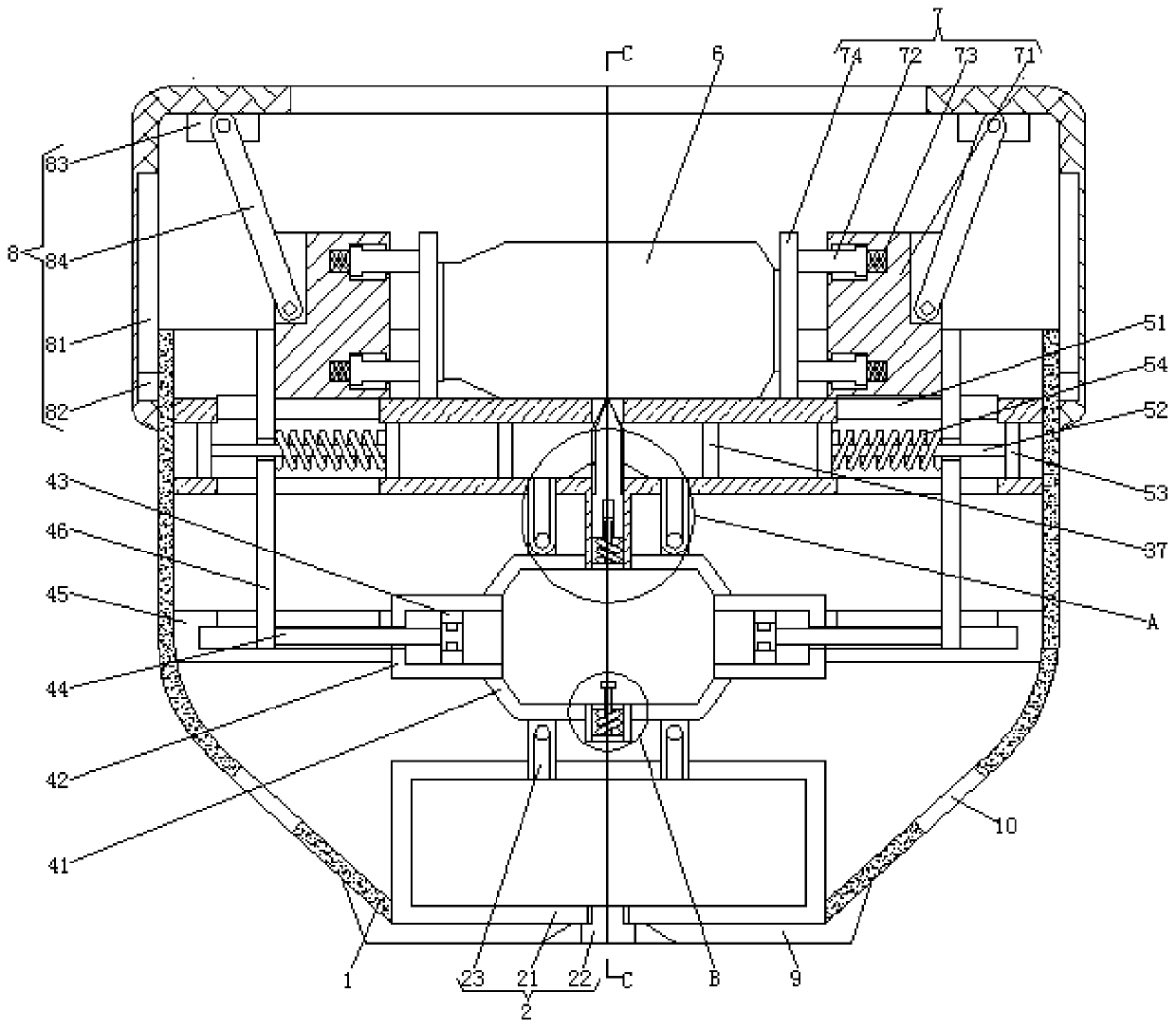 A breach type can compacting device for waste recycling