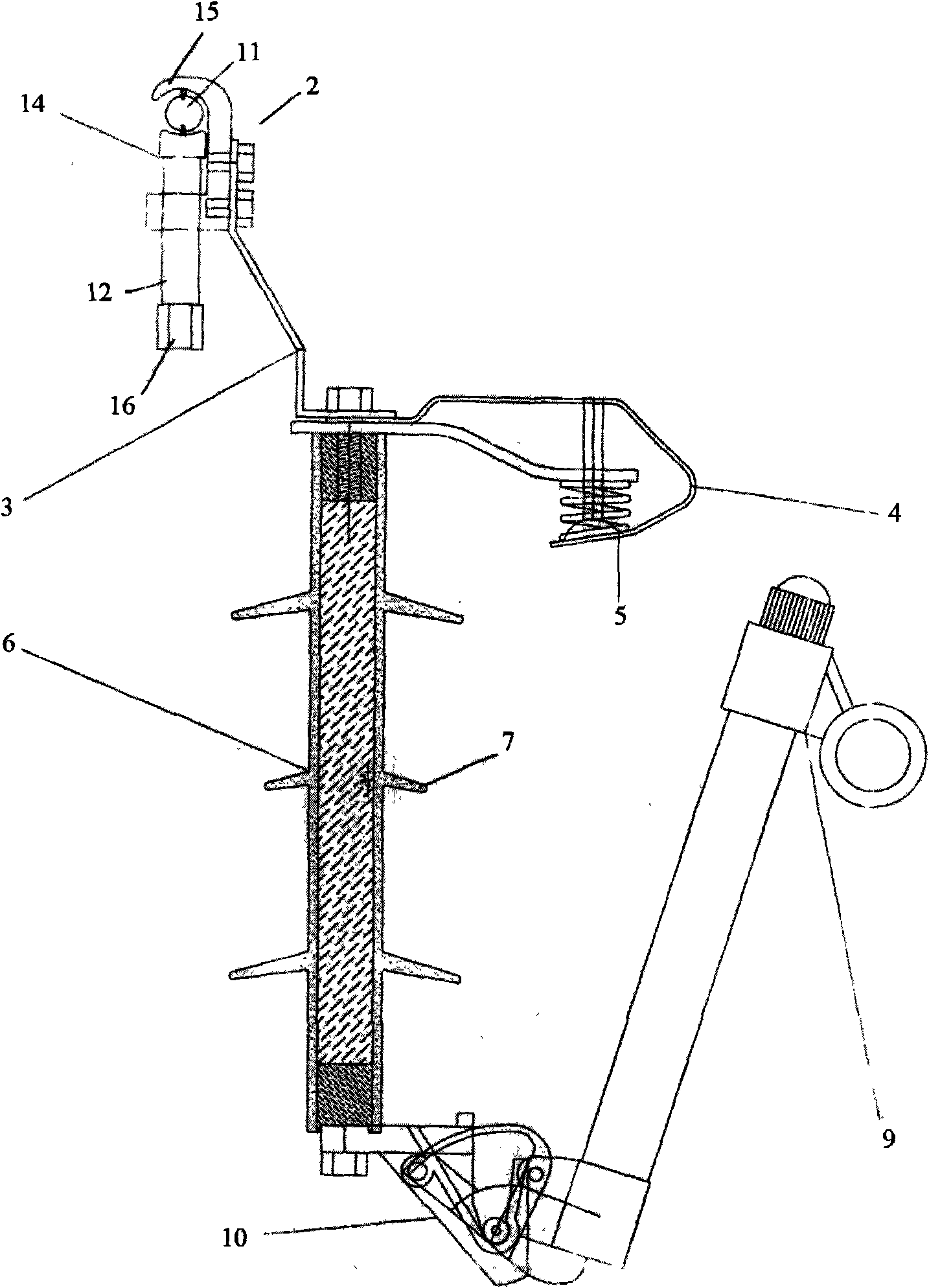 Electric operating fuse wire protector without electricity failure