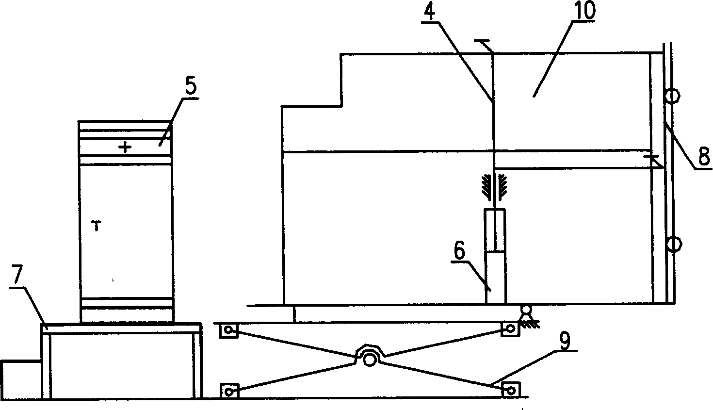 Holding and turning over type assembly machine for regulator cubicle