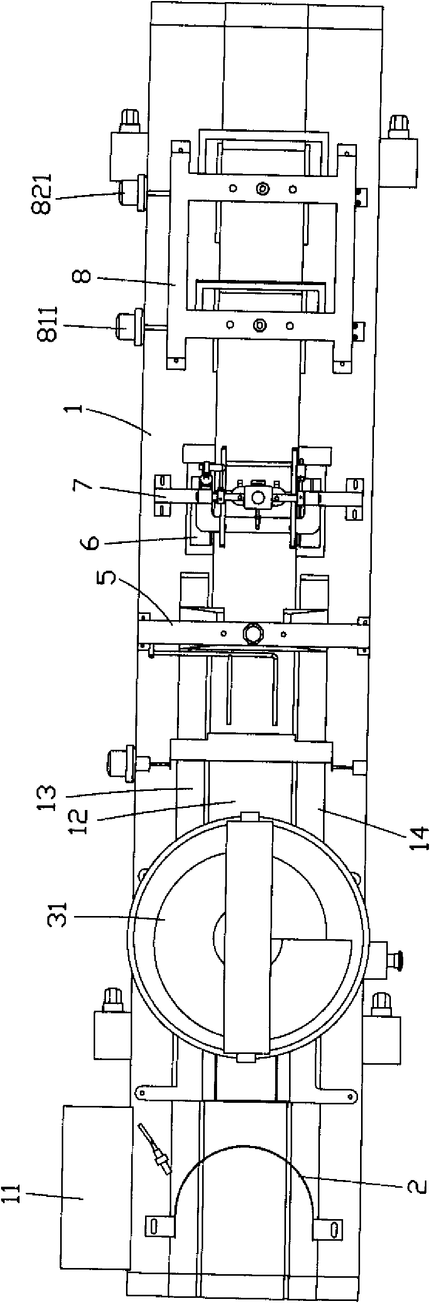 Dough sheet and stuffing food multiple-folding and rolling forming device