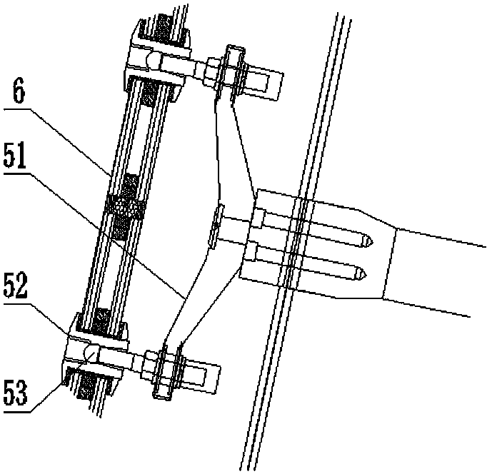 Prestressed Cable Point Curtain Wall Structure and Construction Method