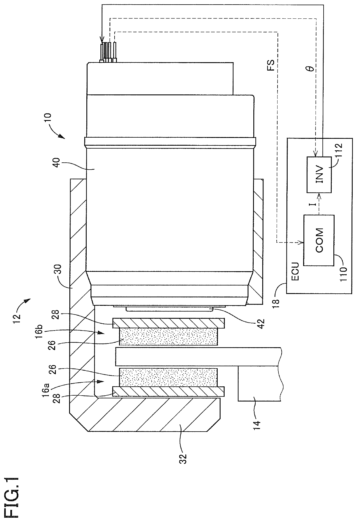 Speed reduction device and brake actuator including ihe same