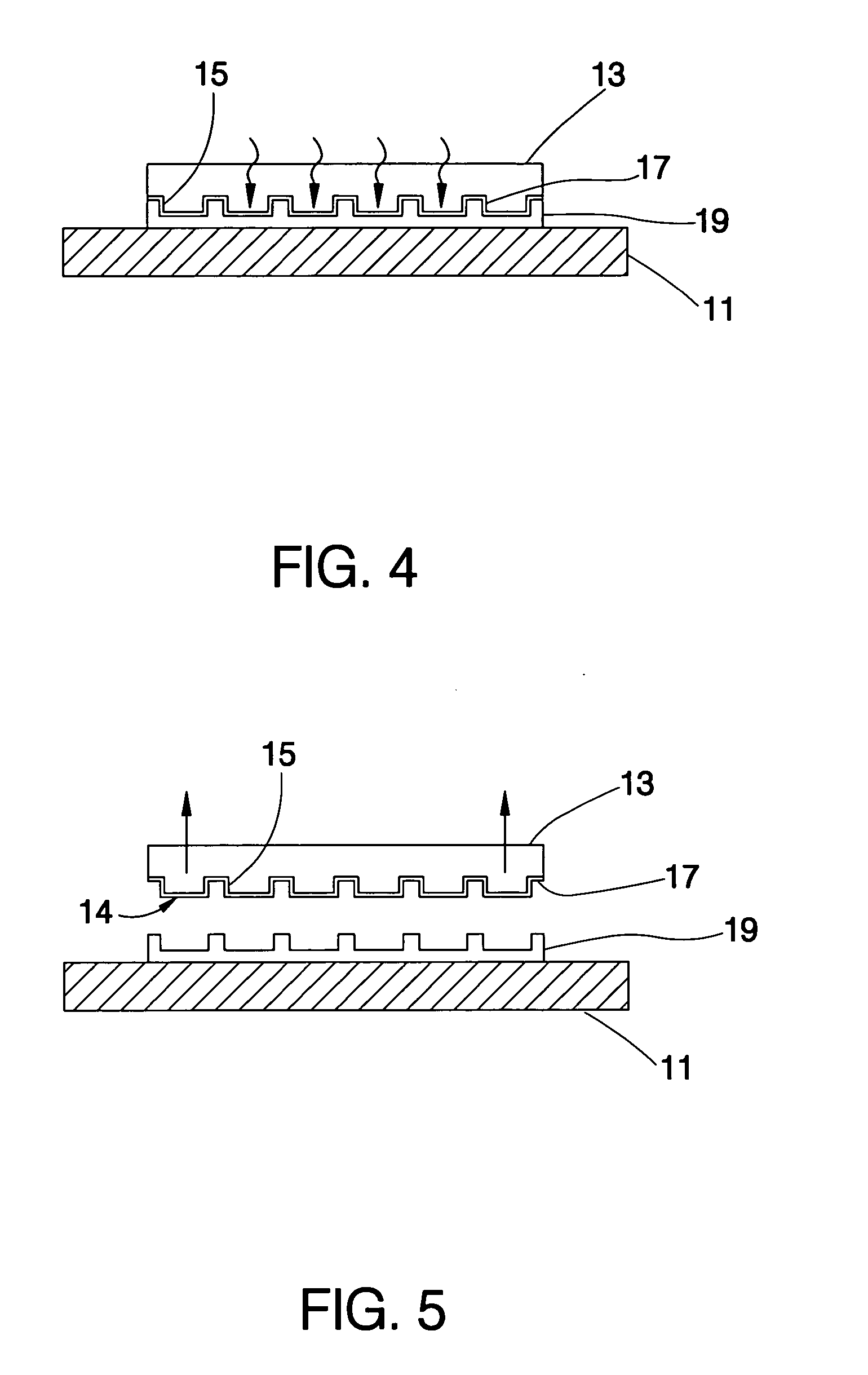 Nanoimprint lithograph for fabricating nanoadhesive