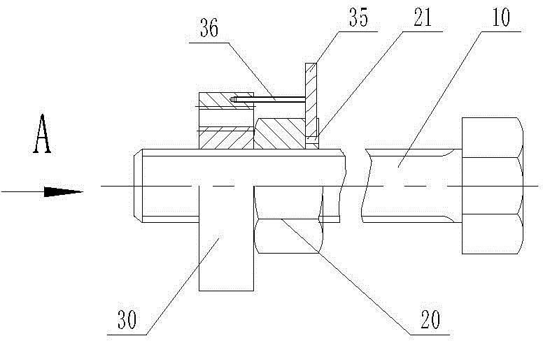 Check bolt structure of tire