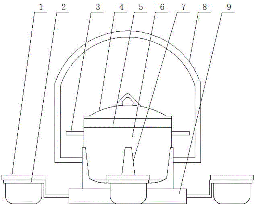 Novel cheese pot assembly