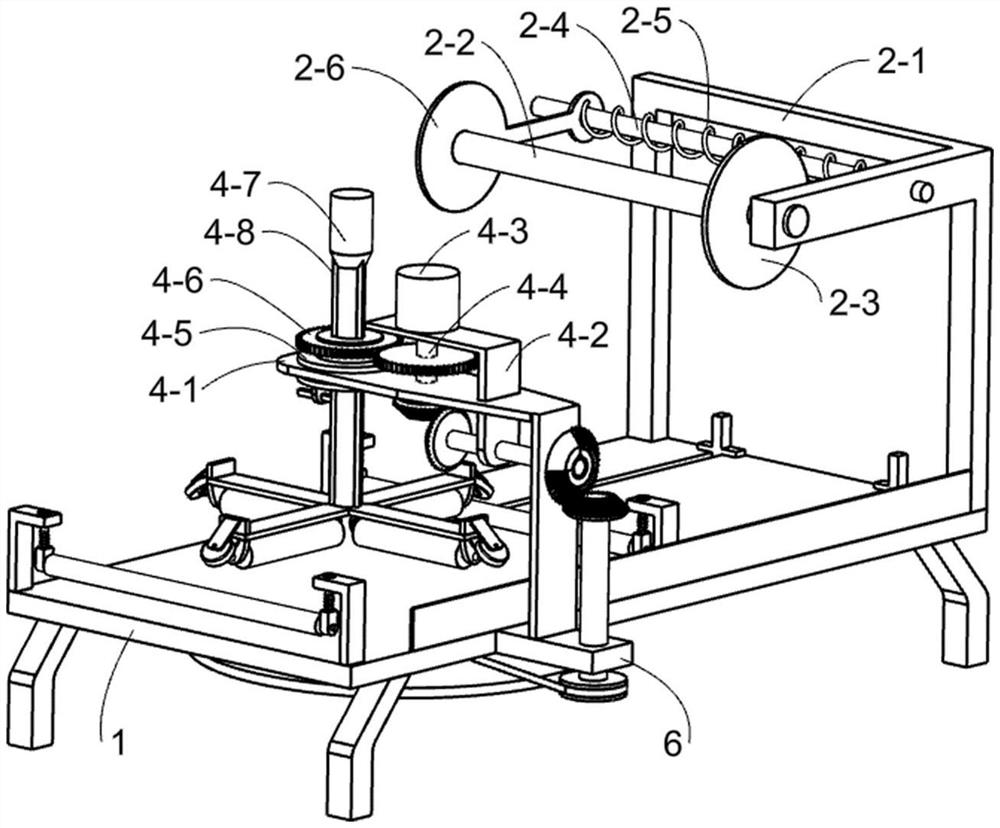 Film covering and flattening device suitable for aluminum plates with different thicknesses