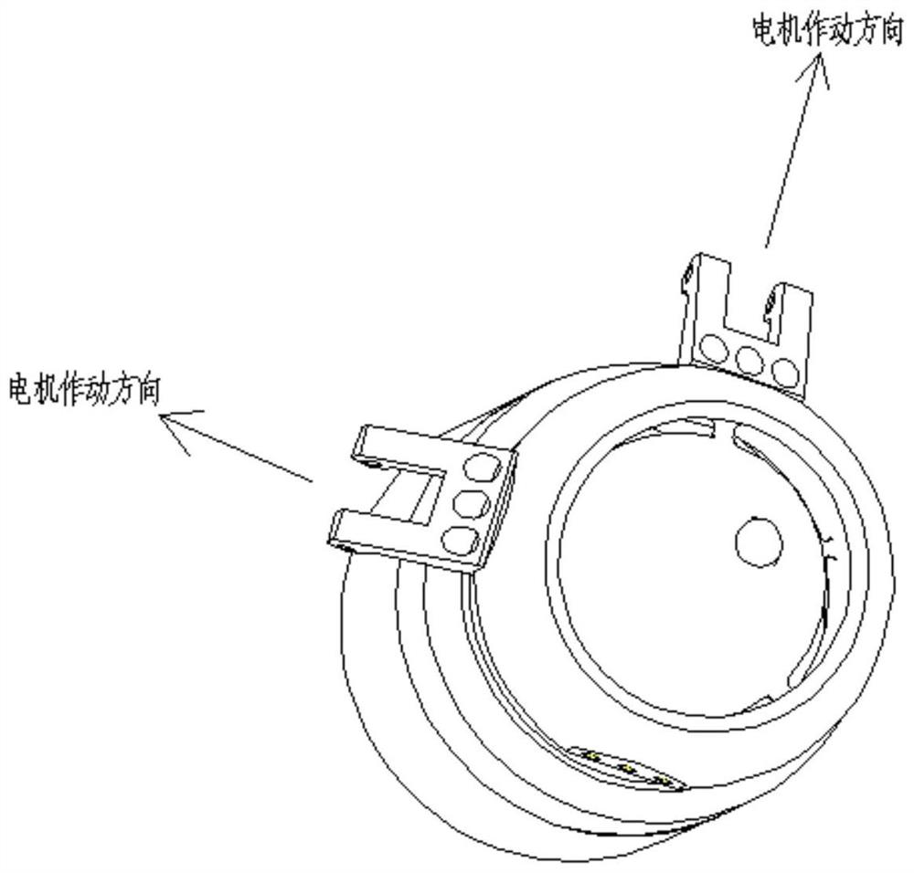 A ball-and-socket type vector nozzle