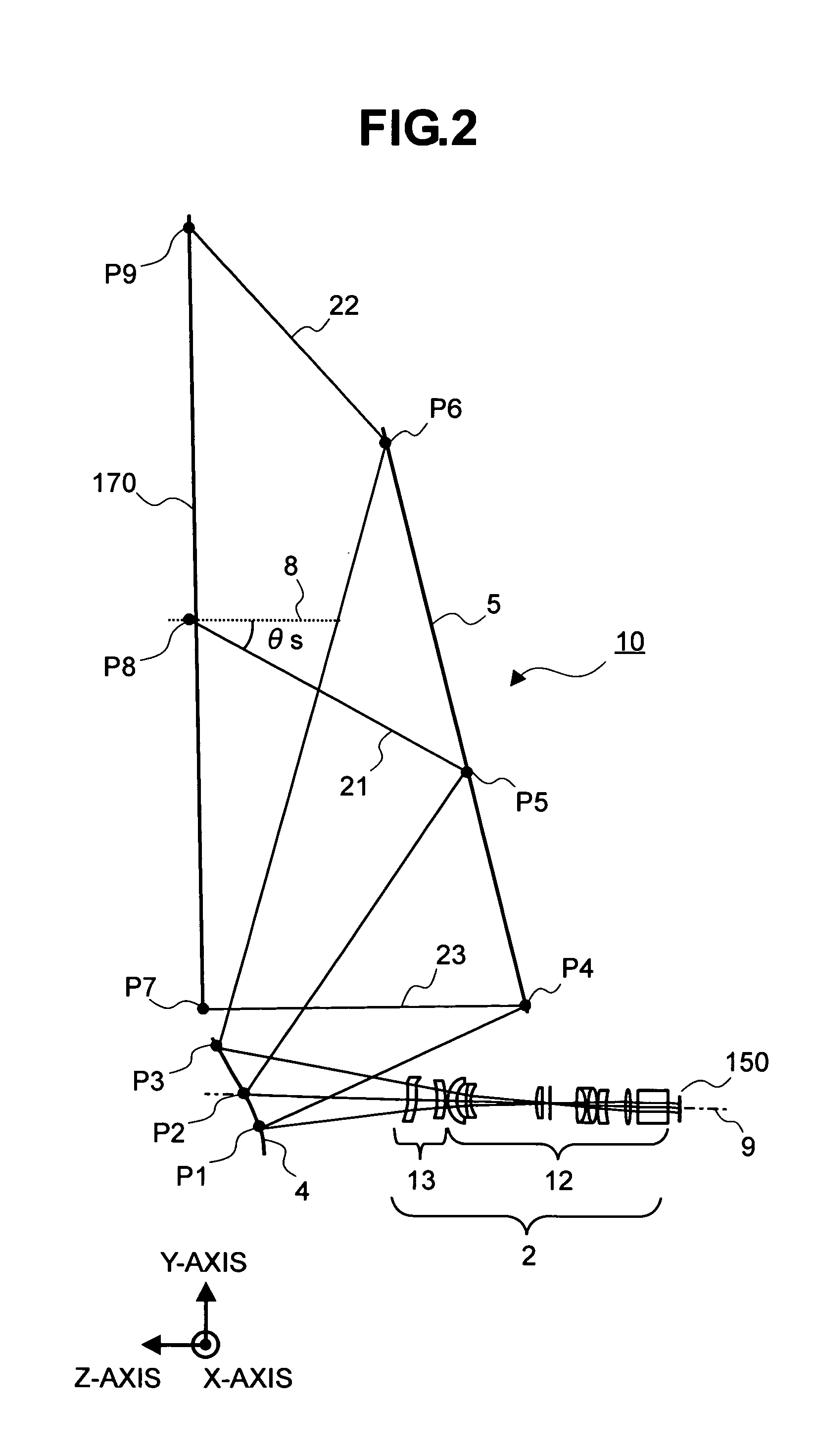 Imaging displaying apparatus and 3-D image displaying apparatus applying the same therein