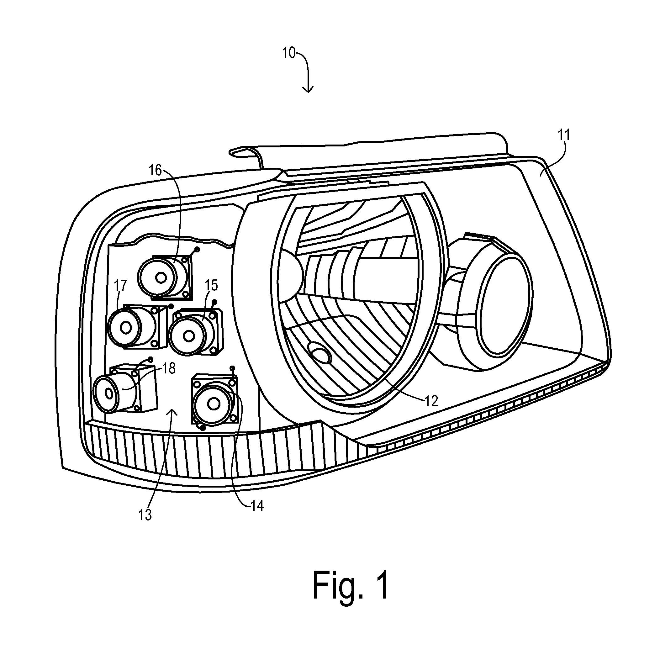 Adaptive Front-Lighting System with Fuzzy Logic Control