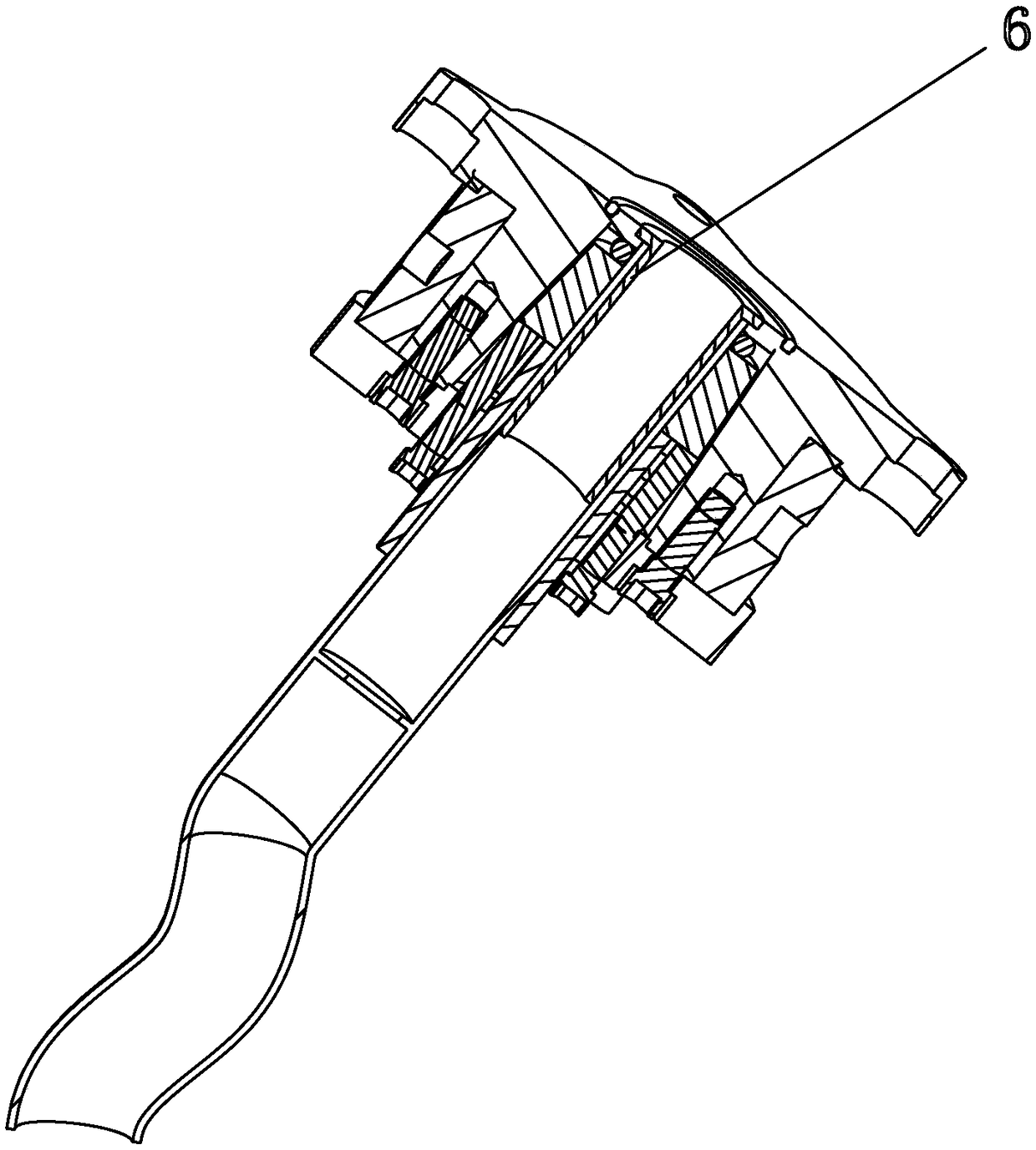 Quick locking and sealing device for hose