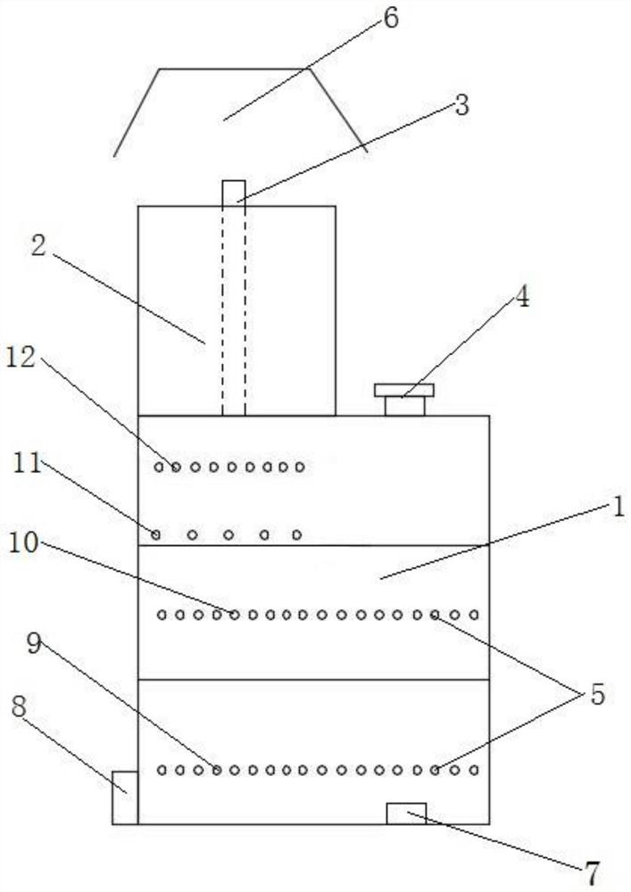 Process for co-processing organic waste liquid through oxygen-enriched side-blown bath smelting furnace