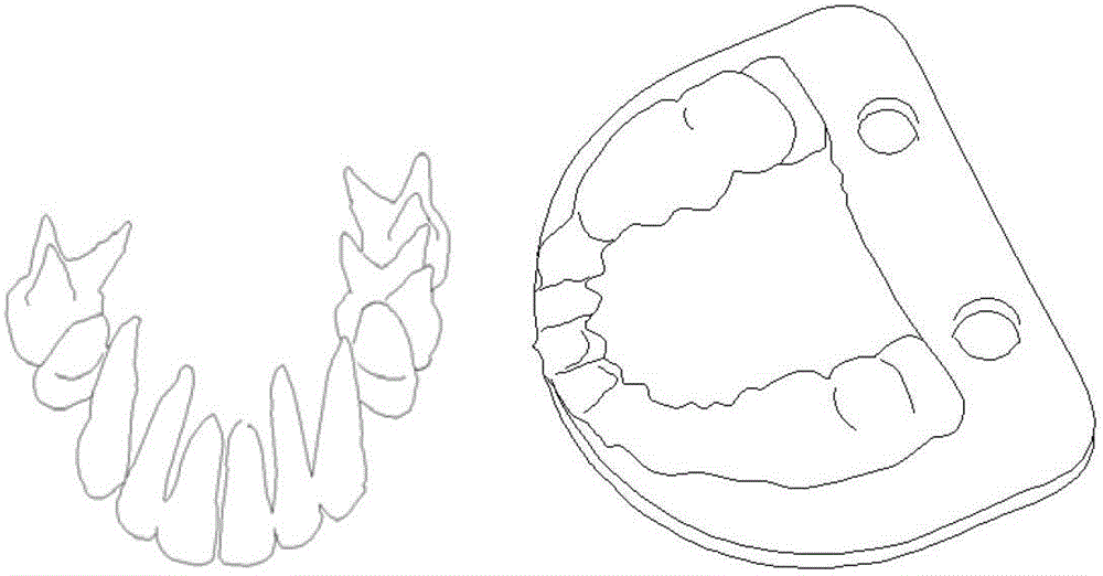 Modeling method of oral cavity model used for individual three-dimensional orthodontic force test