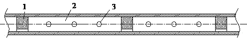 An internally supported hole-protecting pipe for gas pumping in soft coal seams and its preparation method