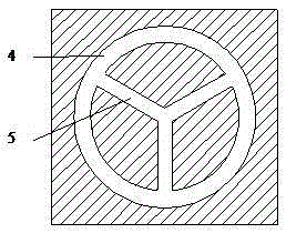 An internally supported hole-protecting pipe for gas pumping in soft coal seams and its preparation method