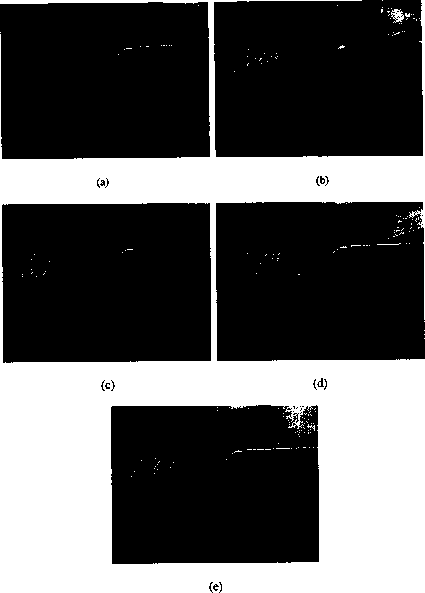 Multiple focus image fusing method based inseparable small wave frame change