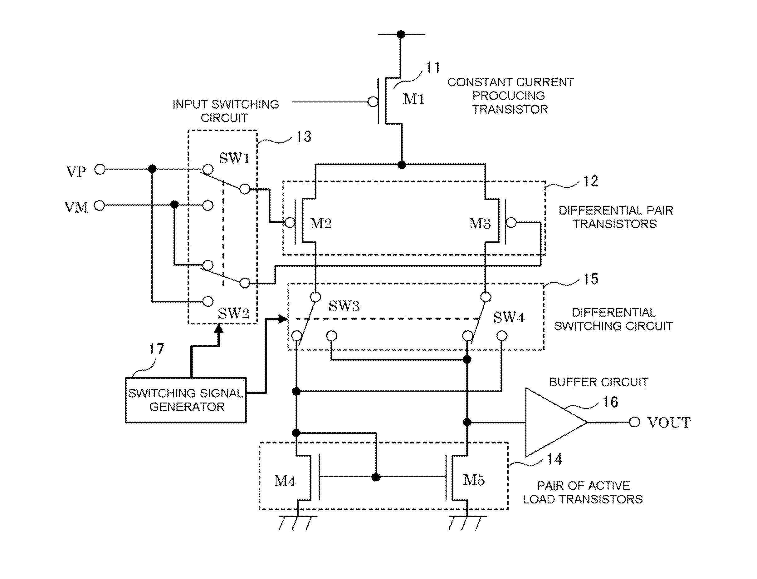 Auto-zero amplifier and feedback amplifier circuit using the auto-zero amplifier