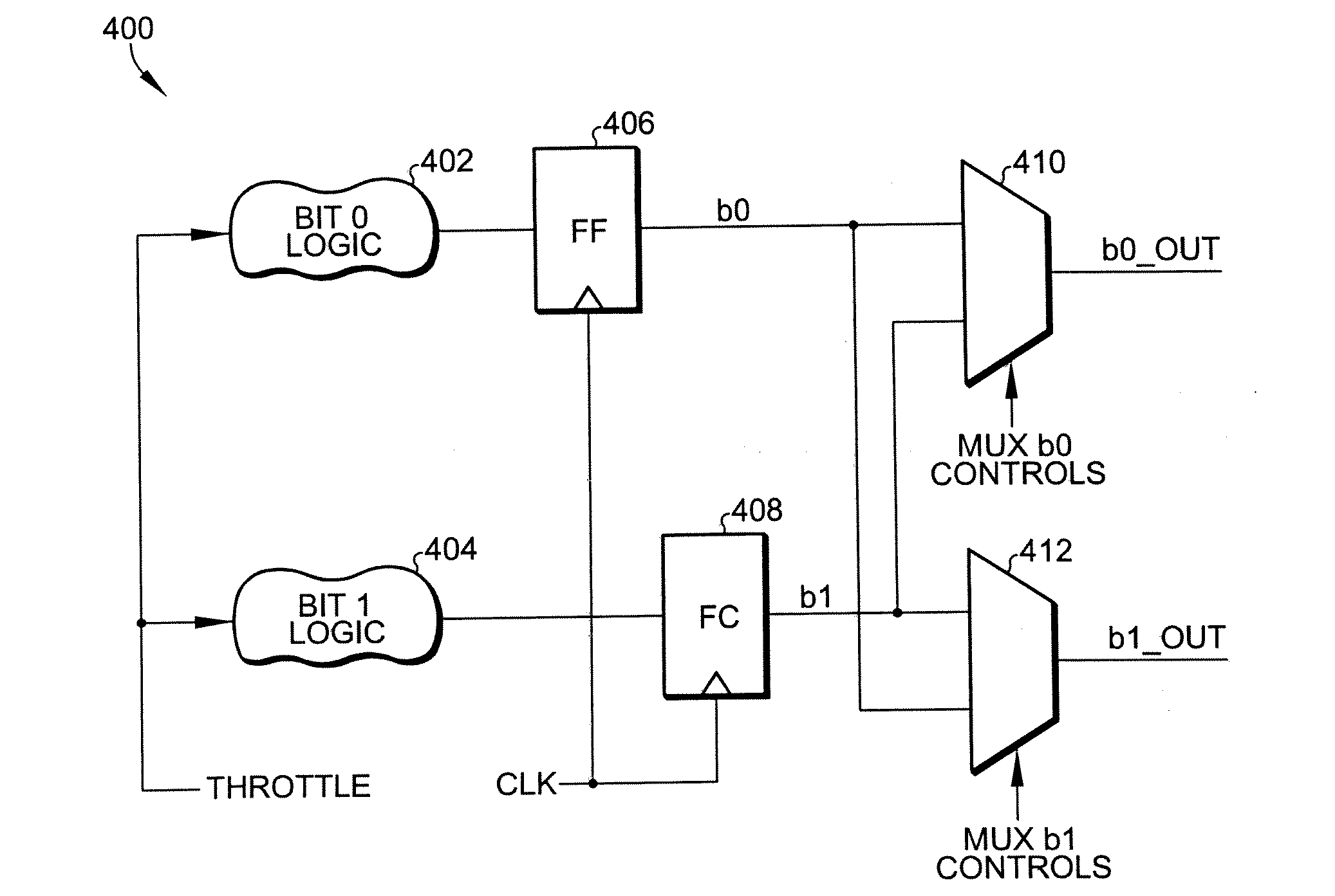 Data throttling circuit and method for a spacewire application