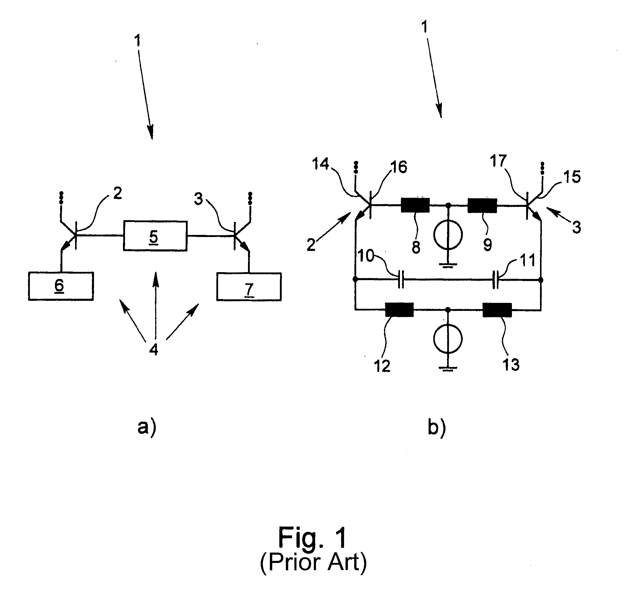 Circuit arrangement for creating microwave oscillations