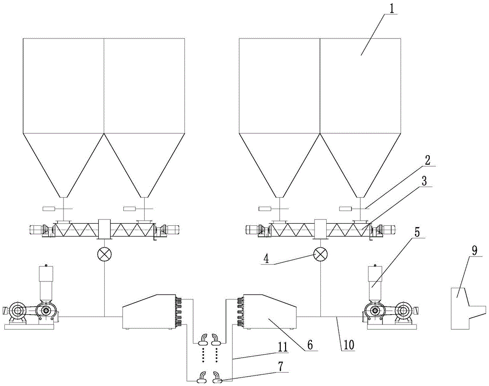 A cage culture automatic feeding platform system and operation method