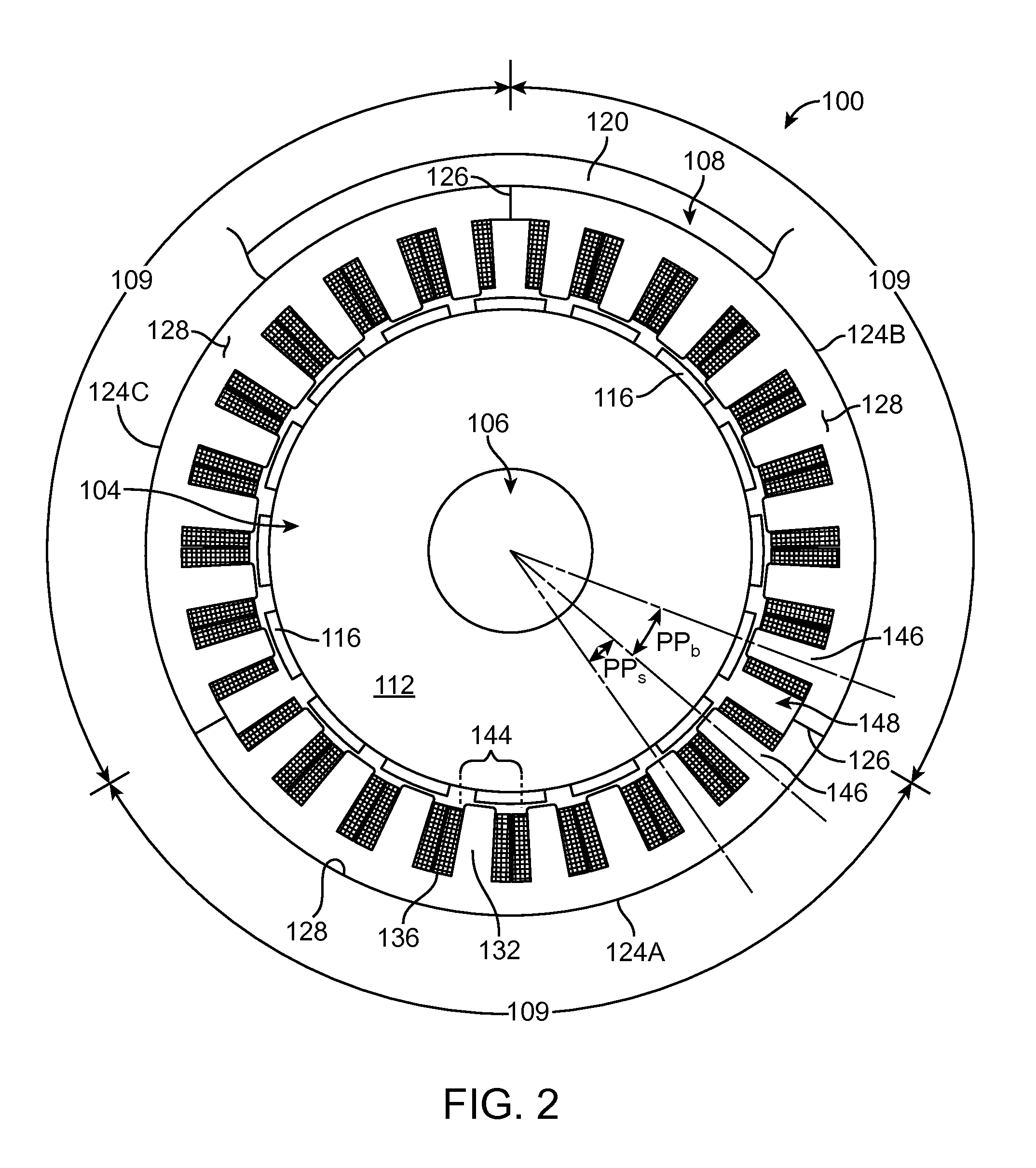 Sectionalized Electromechanical Machines Having Low Torque Ripple and Low Cogging Torque Characteristics