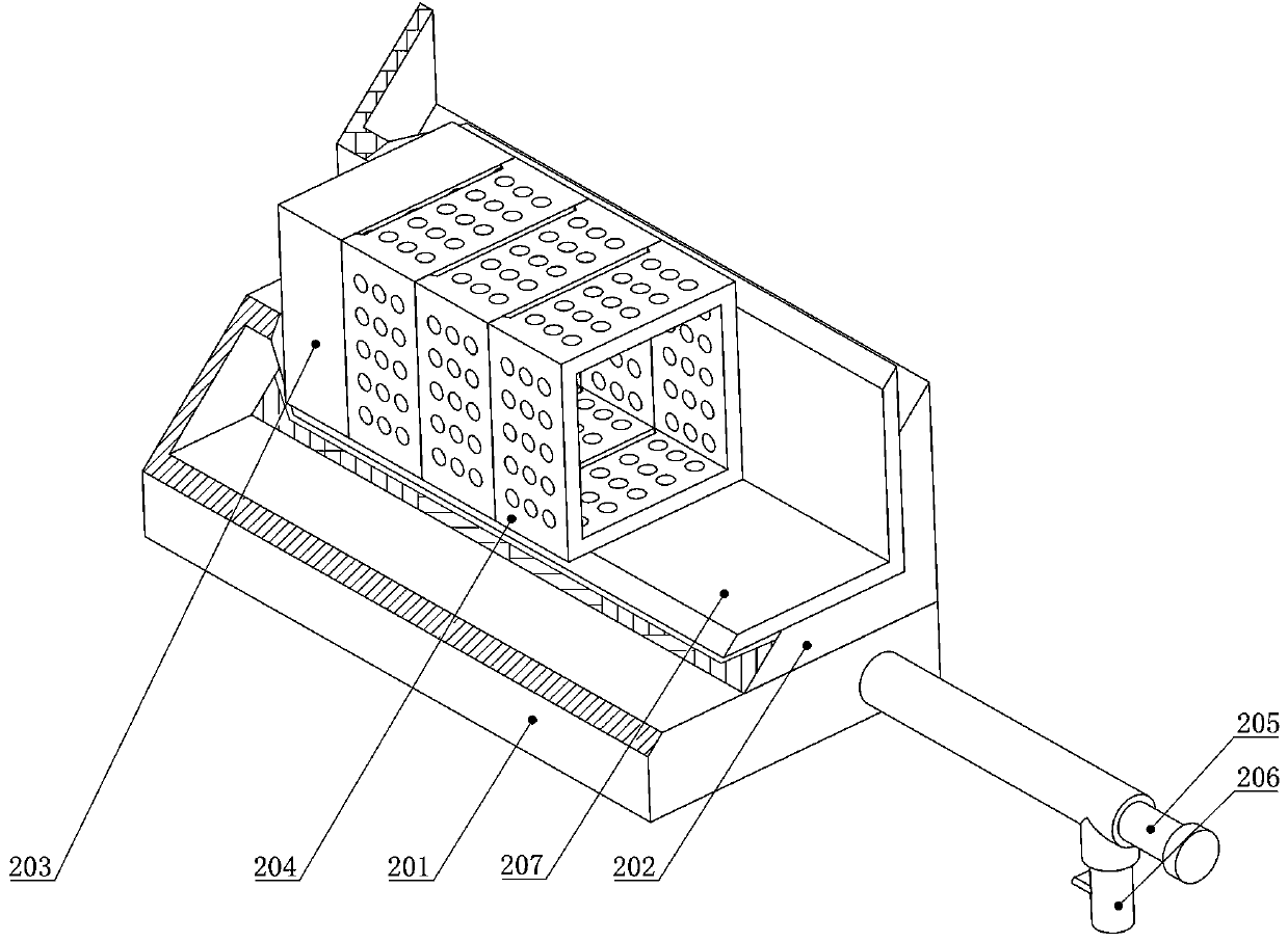 Curtain type regenerative burner for forging heating furnace