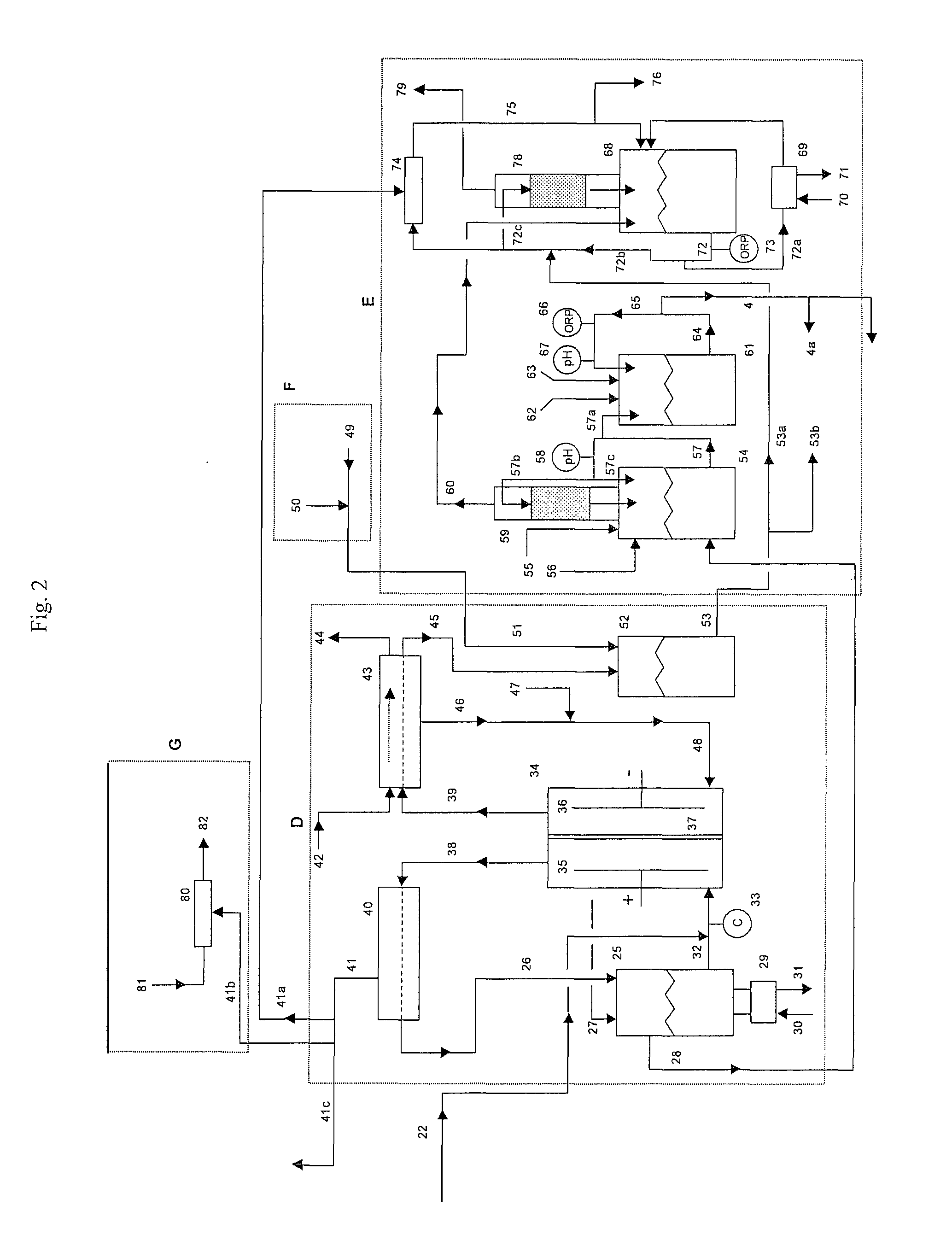 Process for the on-site production of chlorine and high strength sodium hypochlorite