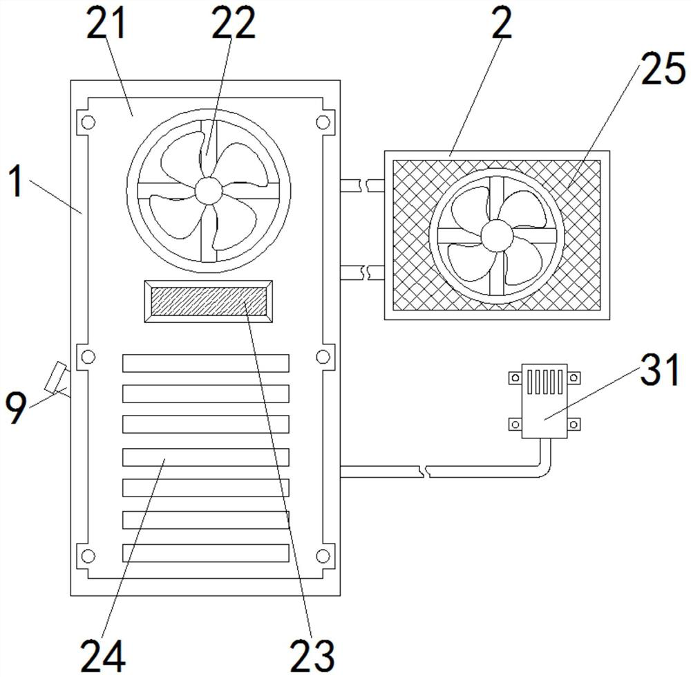 Laboratory humidity detection device with humidity adjusting function