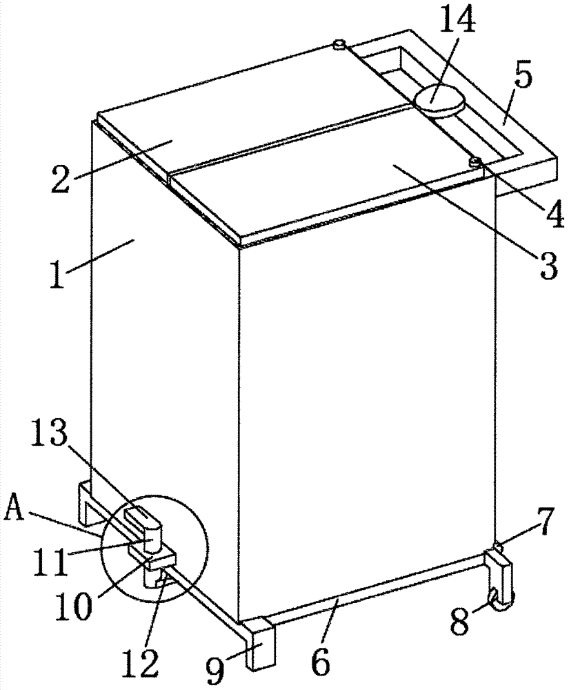 Special infection prevention quarantining device for clinical medicine