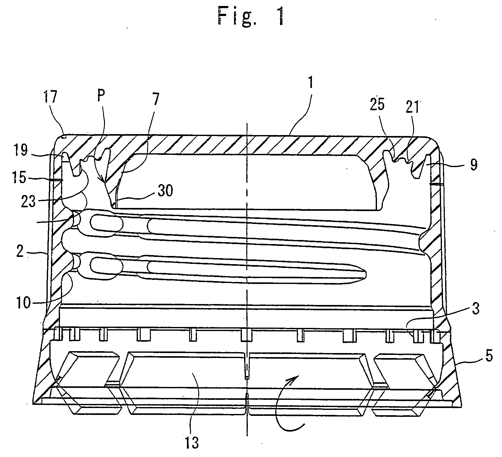 Plastic cap featuring excellent sealing and venting