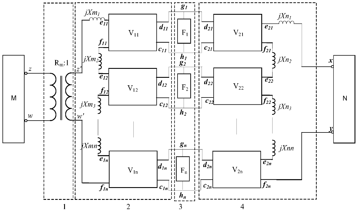 Cascaded multilevel converter with interconnected single-phase direct-current ports