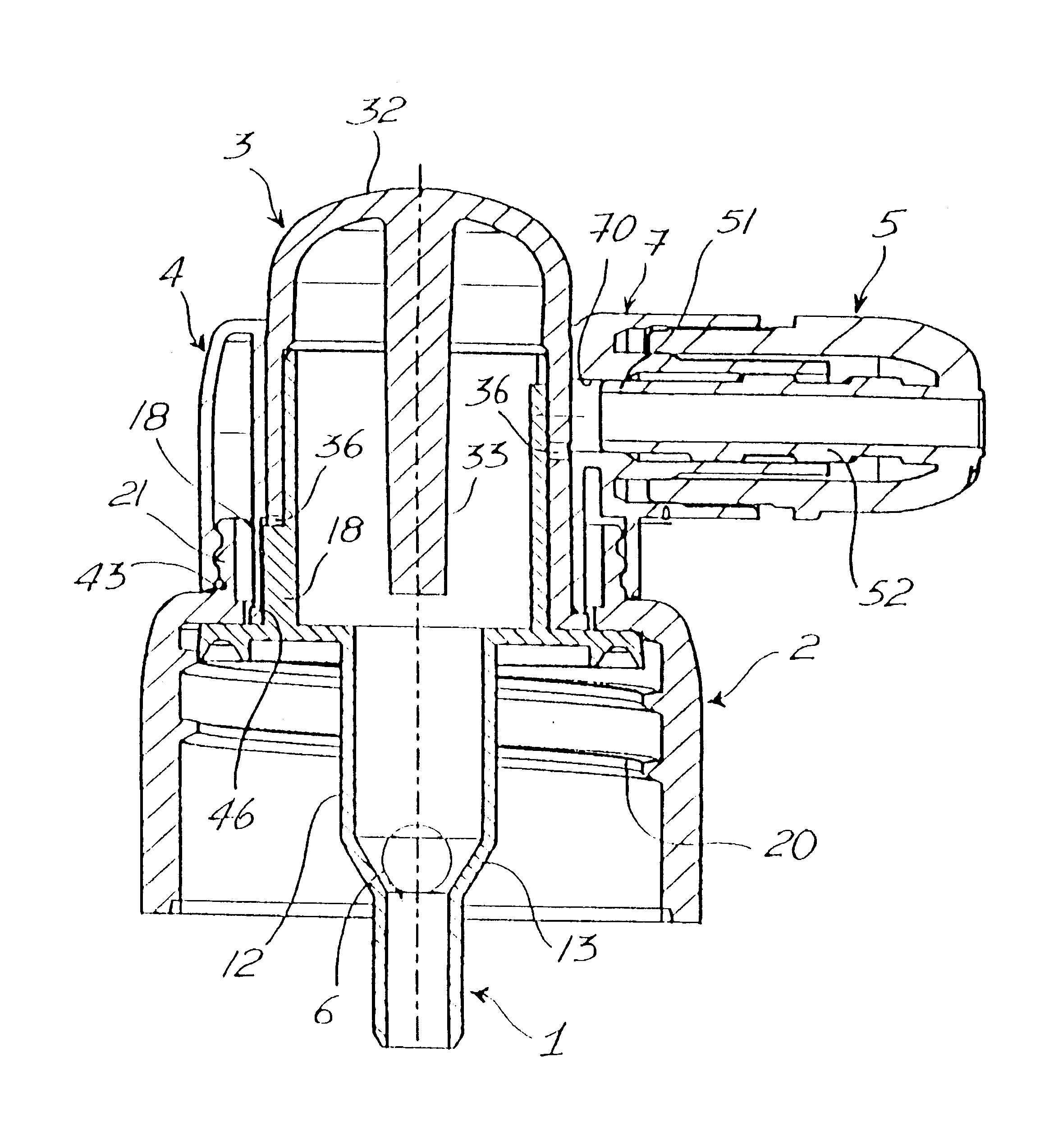 Metering device for fluid products