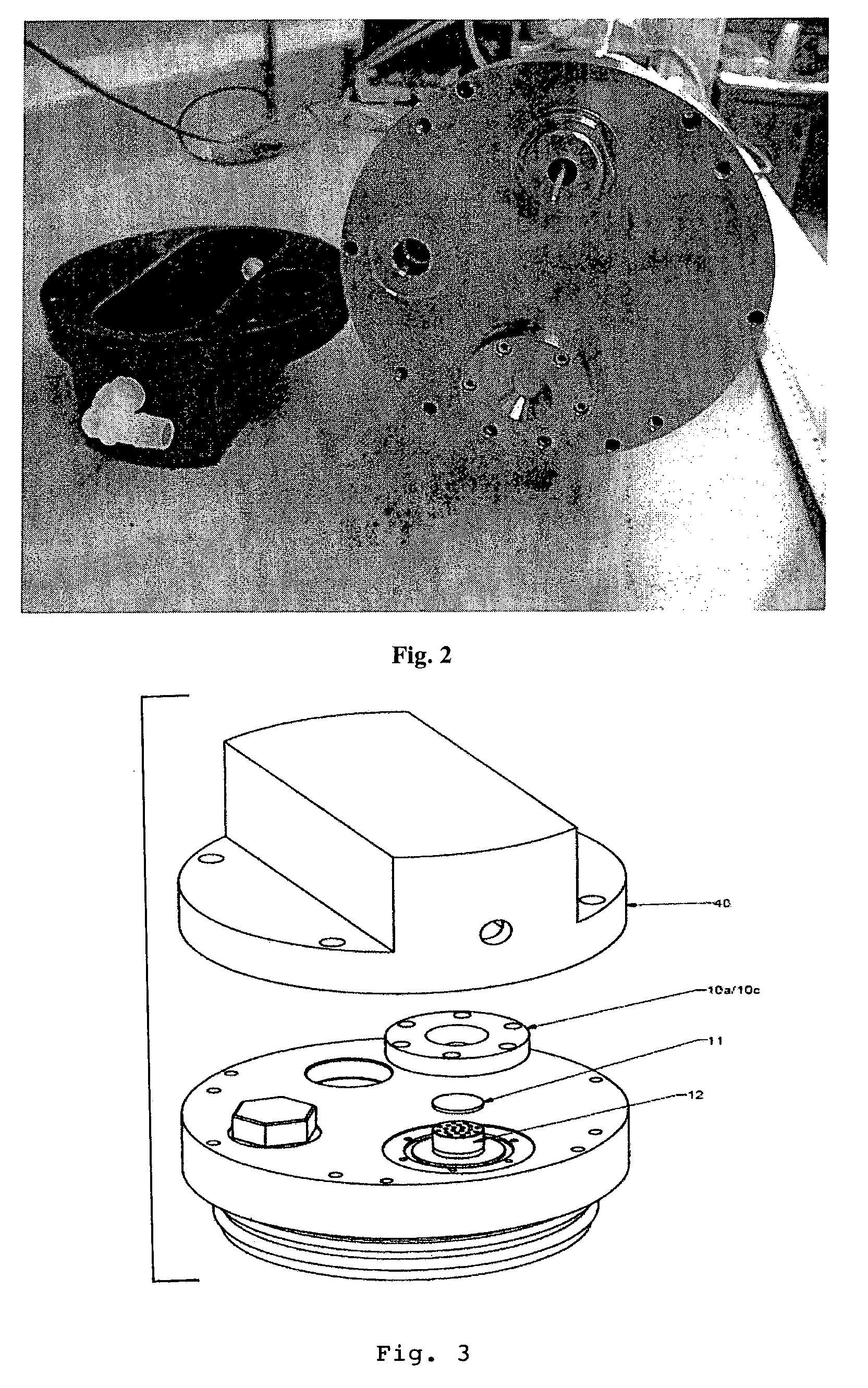 High pressure membrane introduction for a mass spectrometer