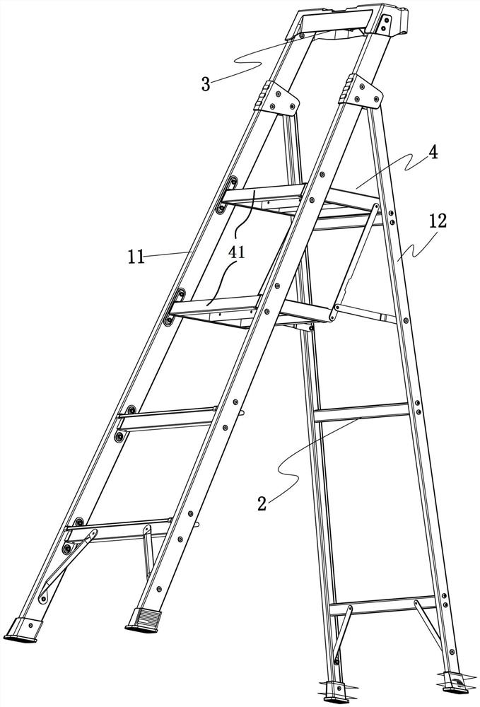 Ladder capable of being assembled independently