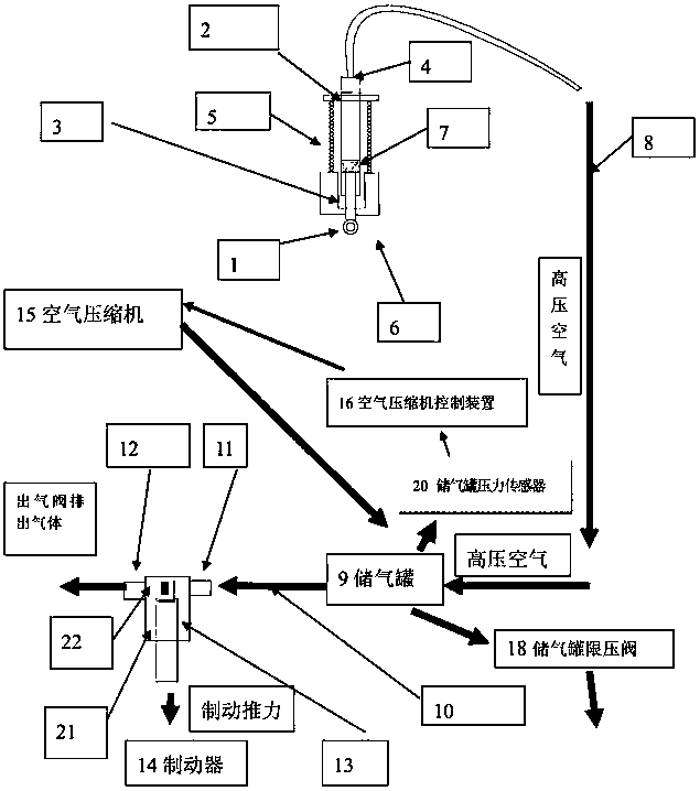 Vehicle vibration reduction and braking system and vehicle vibration reduction and braking method