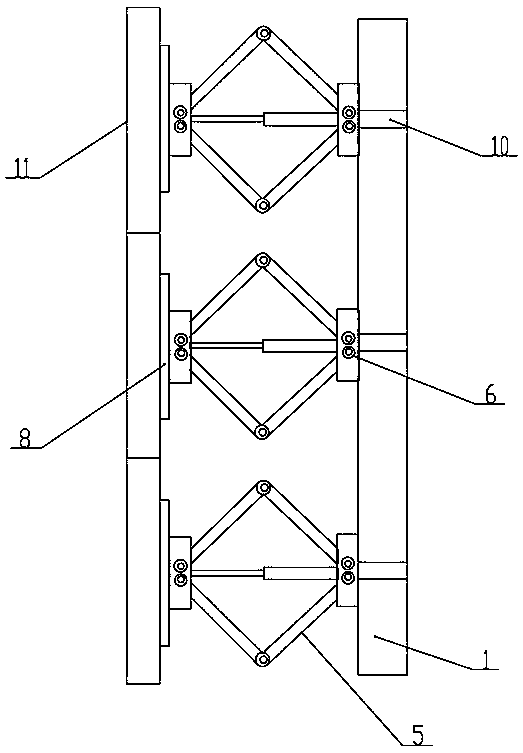 Large-screen monitoring device for dispatching