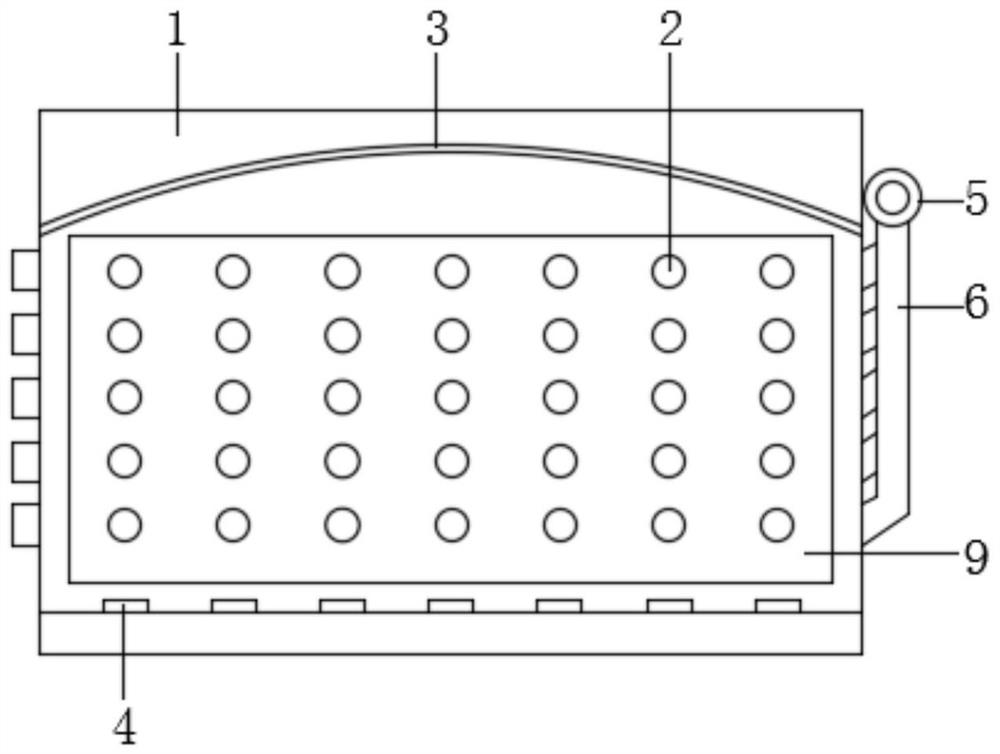 A multi-space planting frame with a three-dimensional structure