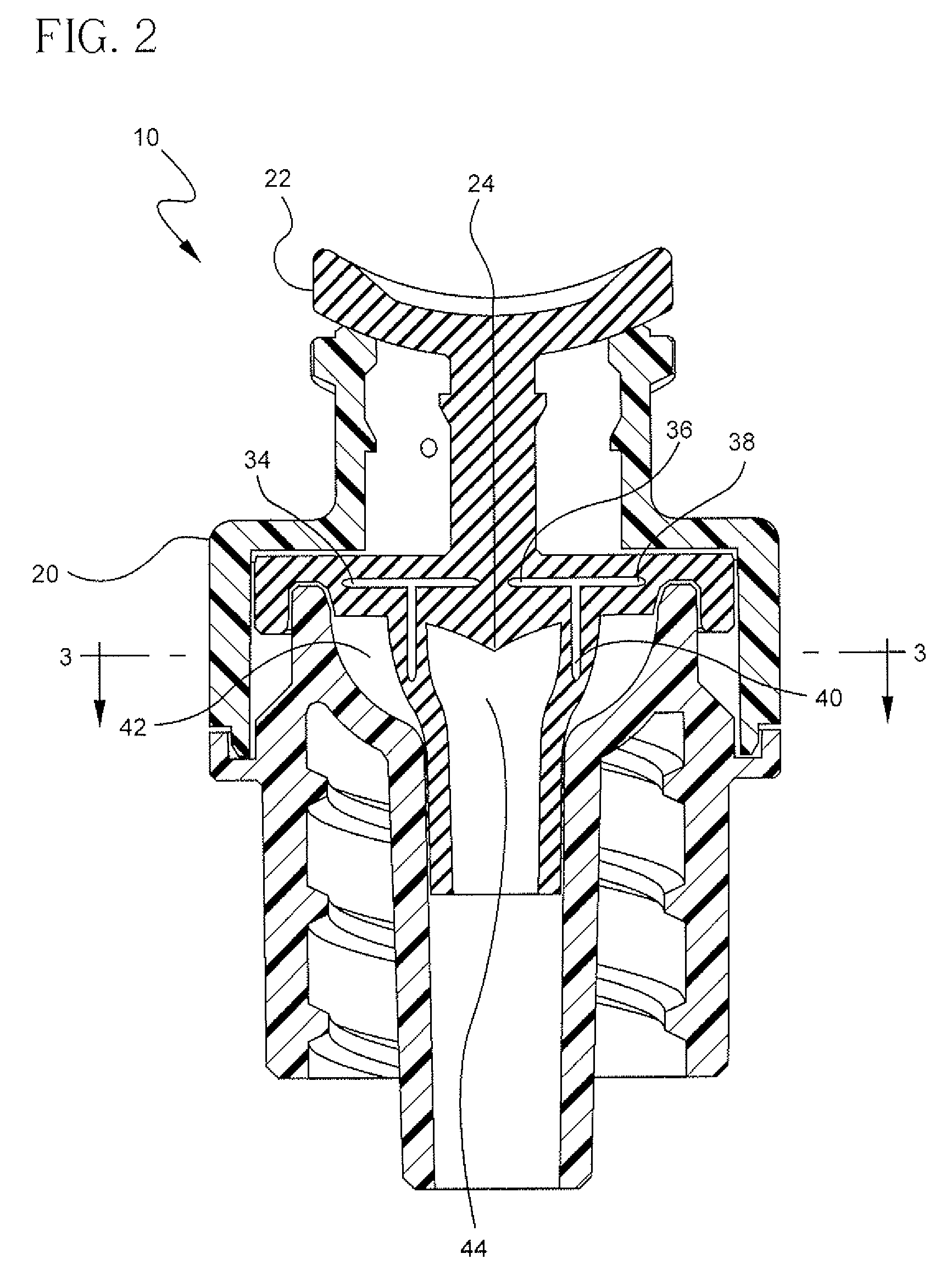 Vascular access device volume displacement