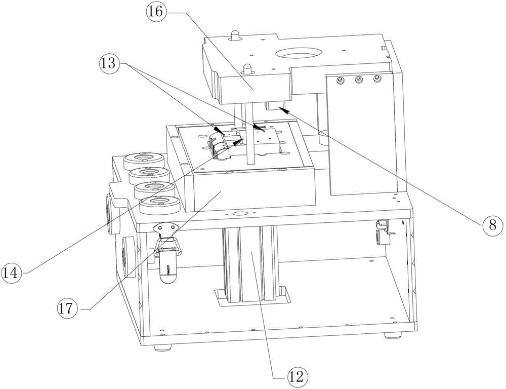 Antenna automatic press-fitting apparatus