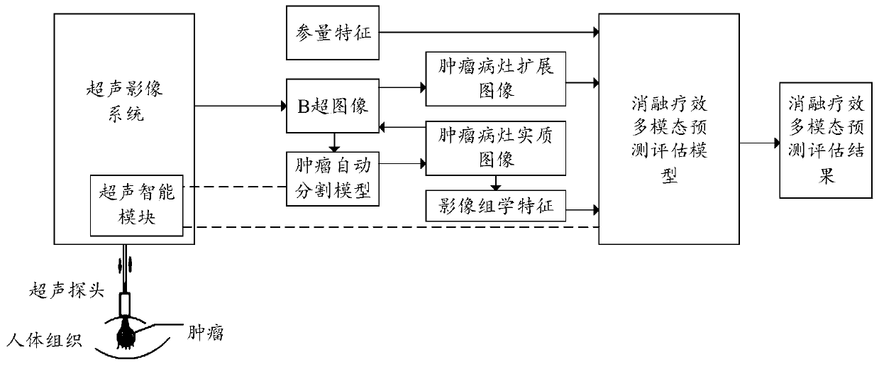 Tumor ablation curative effect prediction method, device, equipment and computer medium