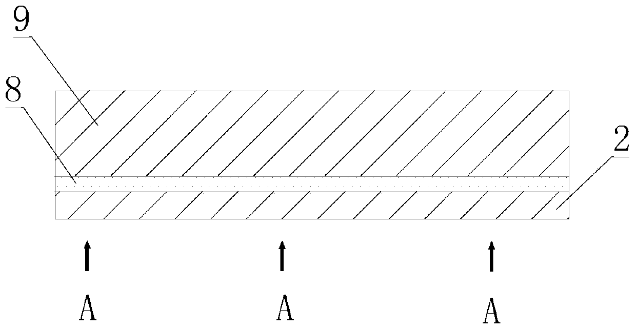 Cavity type bulk acoustic wave resonator with stress buffer layer and preparation method thereof