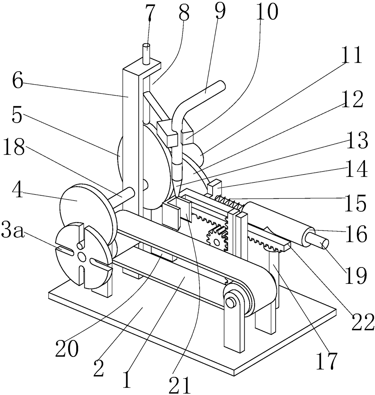 Correcting assembly line automatic filling machine