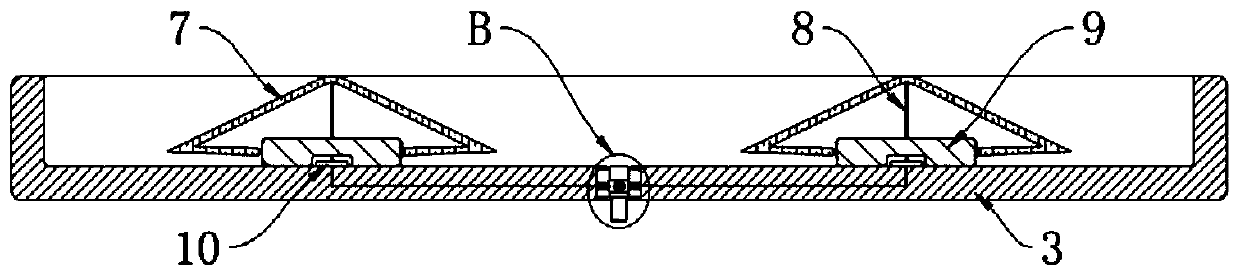 Coal mine roadway with water seepage warning function