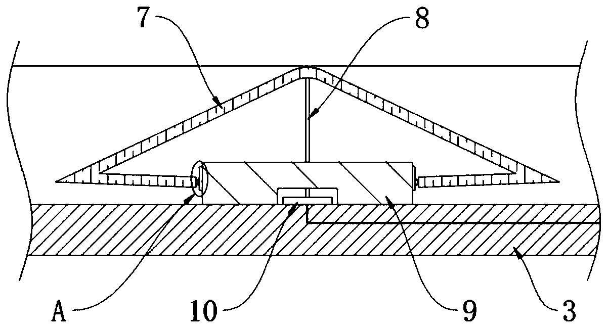 Coal mine roadway with water seepage warning function