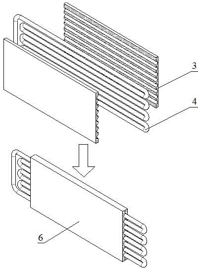 Power battery thermal management system with functions of efficient heat dissipation and efficient heating