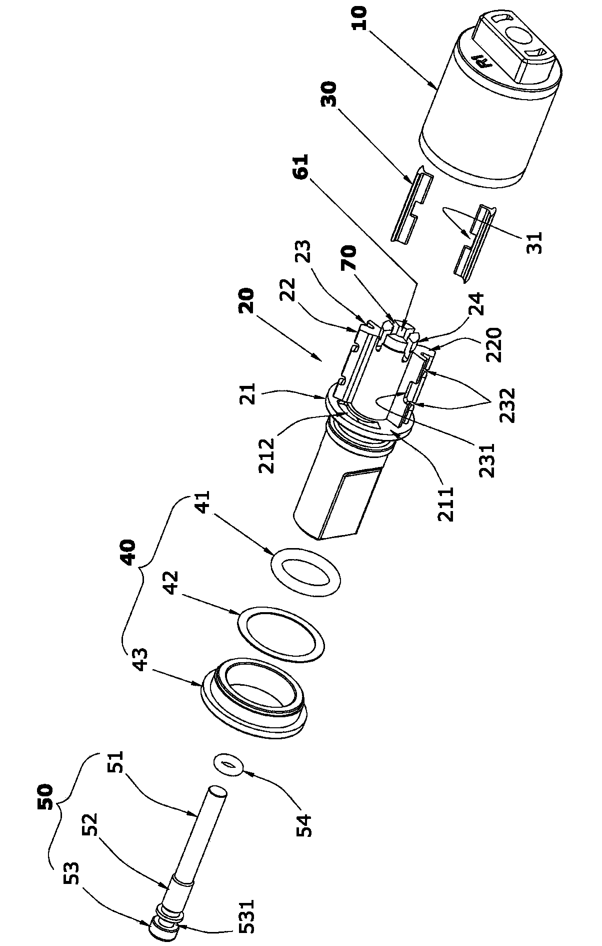 Hydraulic damp-adjustable rotating buffer